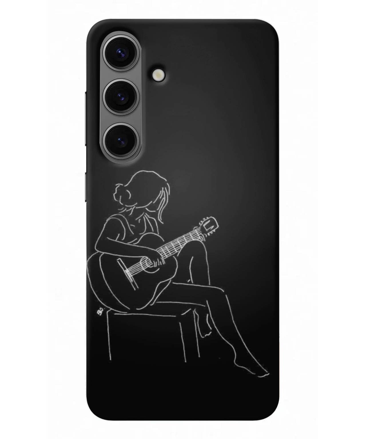 Girl With Guitar Samsung s24 plus Case and Cover 1