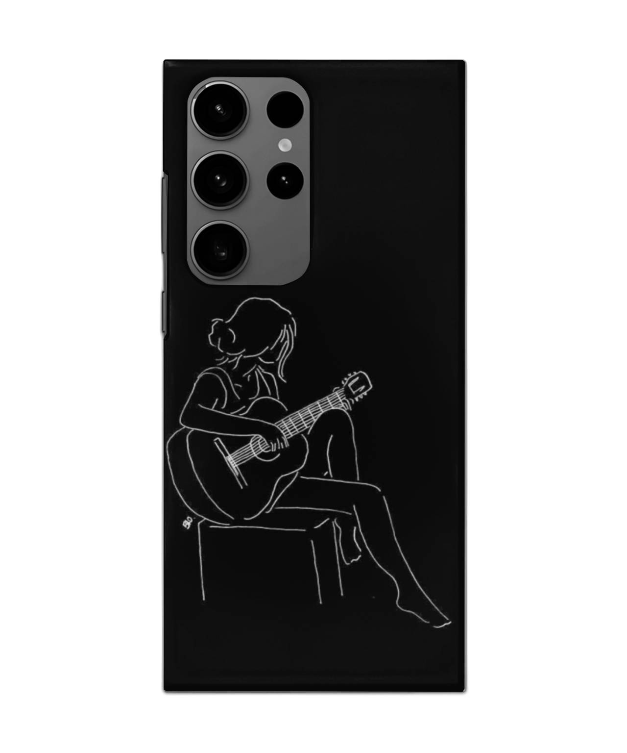 Girl With Guitar Samsung s24 ultra Case and Cover 1