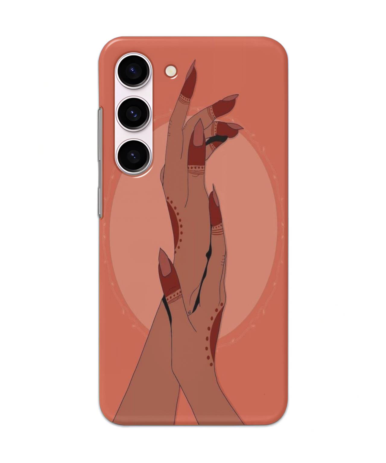 Girl with Wedding Mehndi Mobile Case for Samsung s23 1