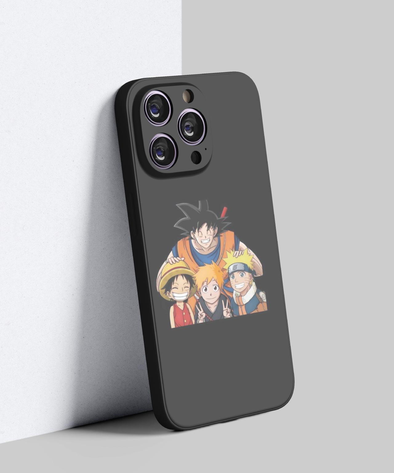 Goku Luffy Naruto Trio Phone Case and Cover 4