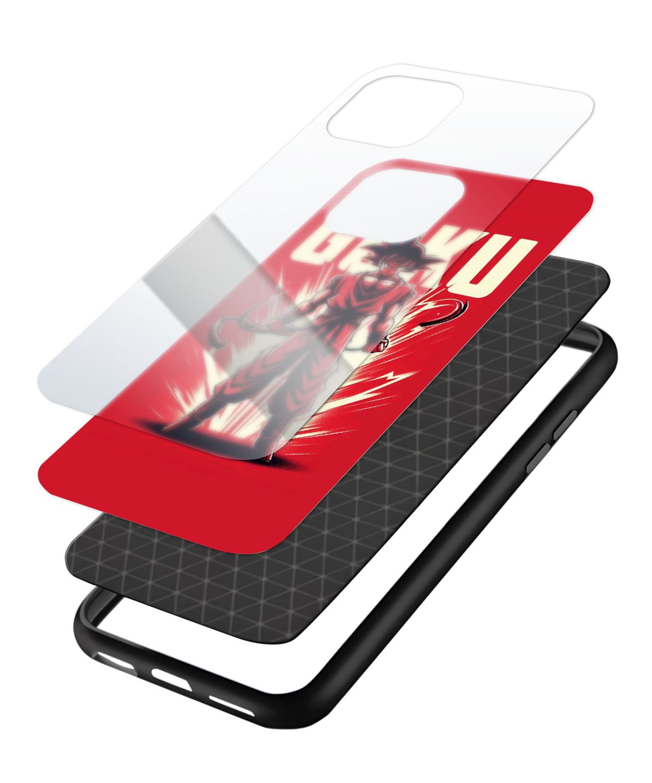 Goku Warrior Red Phone Case and Cover 3