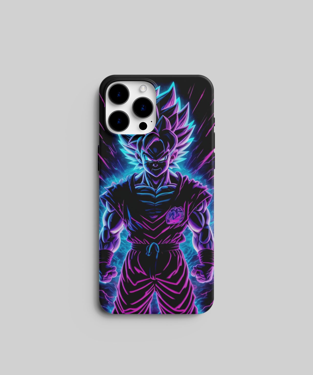 Goku with Dark Lighting Effect Mobile Case 3