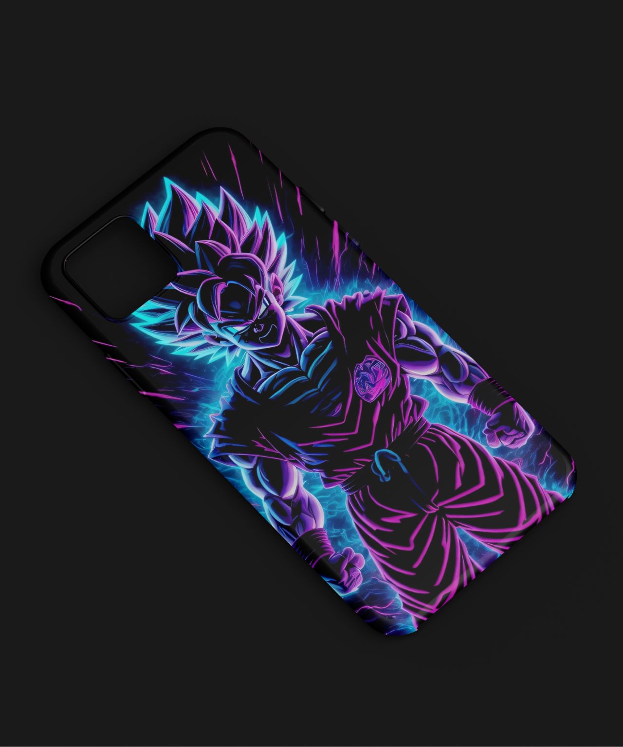 Goku with Dark Lighting Effect Mobile Case 5