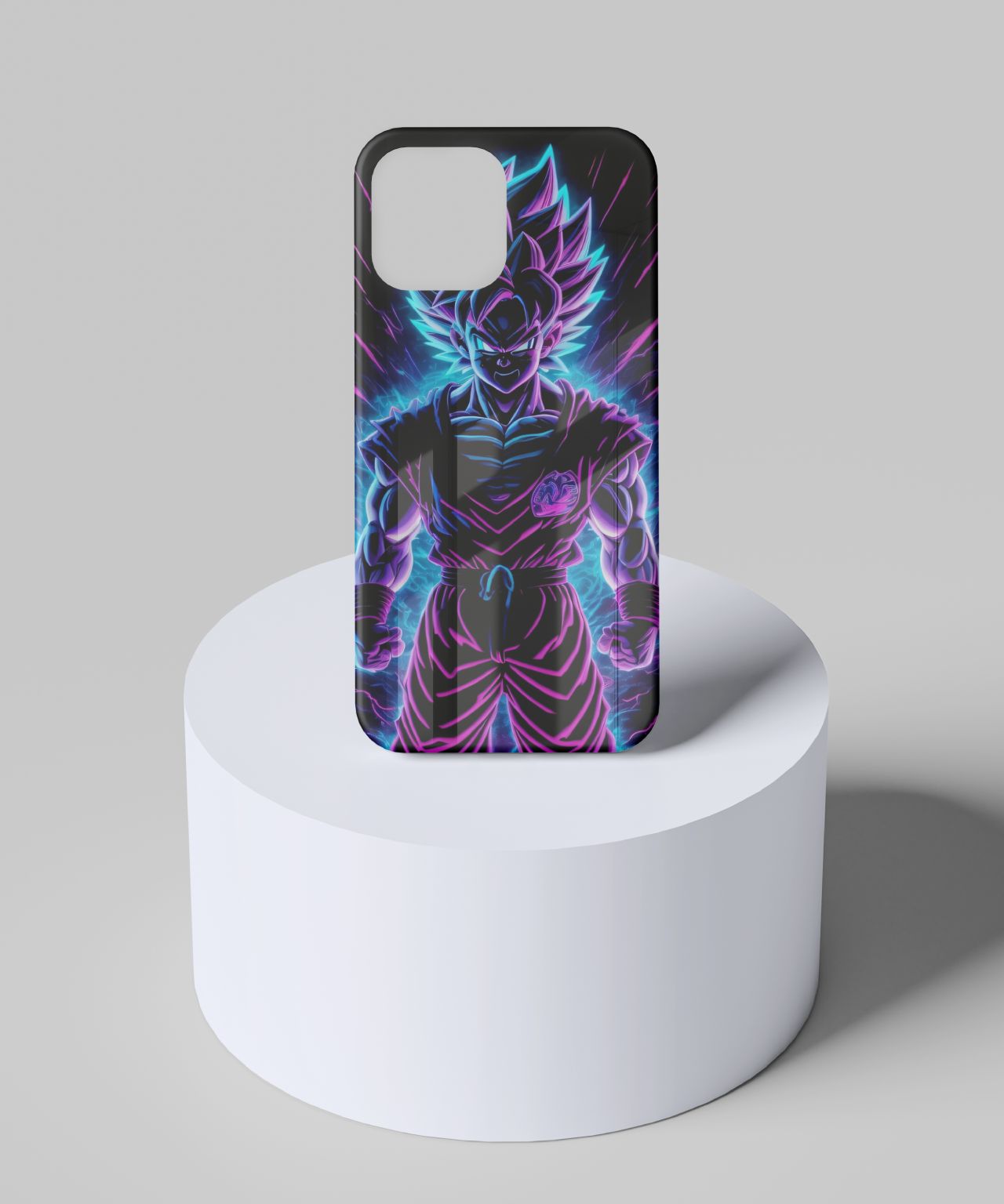 Goku with Dark Lighting Effect Mobile Case 7