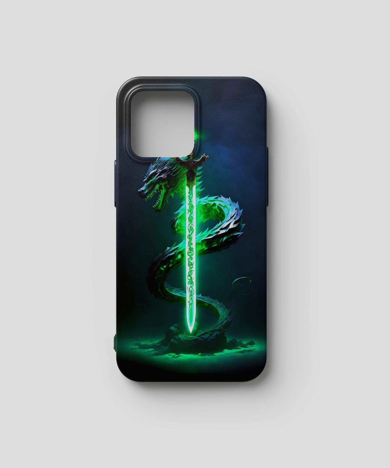 Green Dragon Sword Mobile Case 2