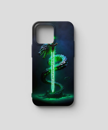 Green Dragon Sword Mobile Case 2