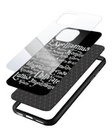 Harry Potter Spells Black Mobile Case 3
