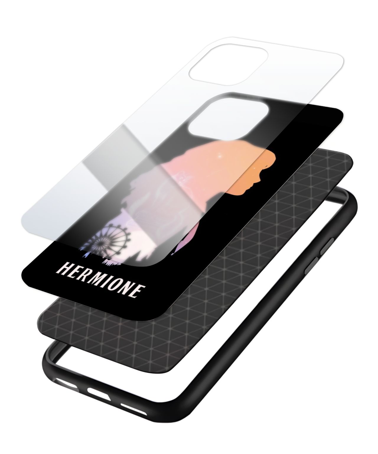 Hermione Granger Silhouette Mobile Case 3