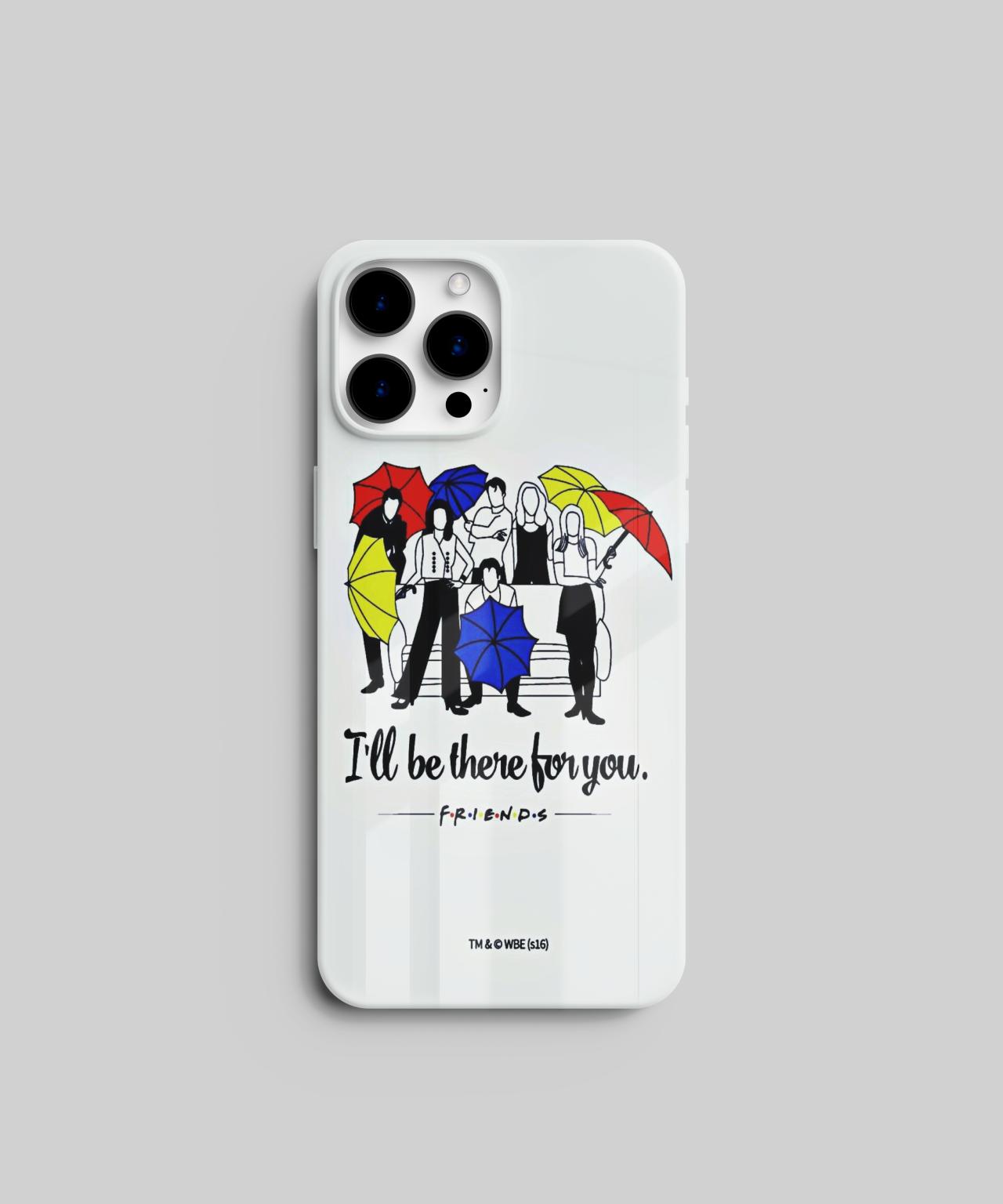 "I'll Be There for You" Friends Black Edges Mobile Case 7 glass