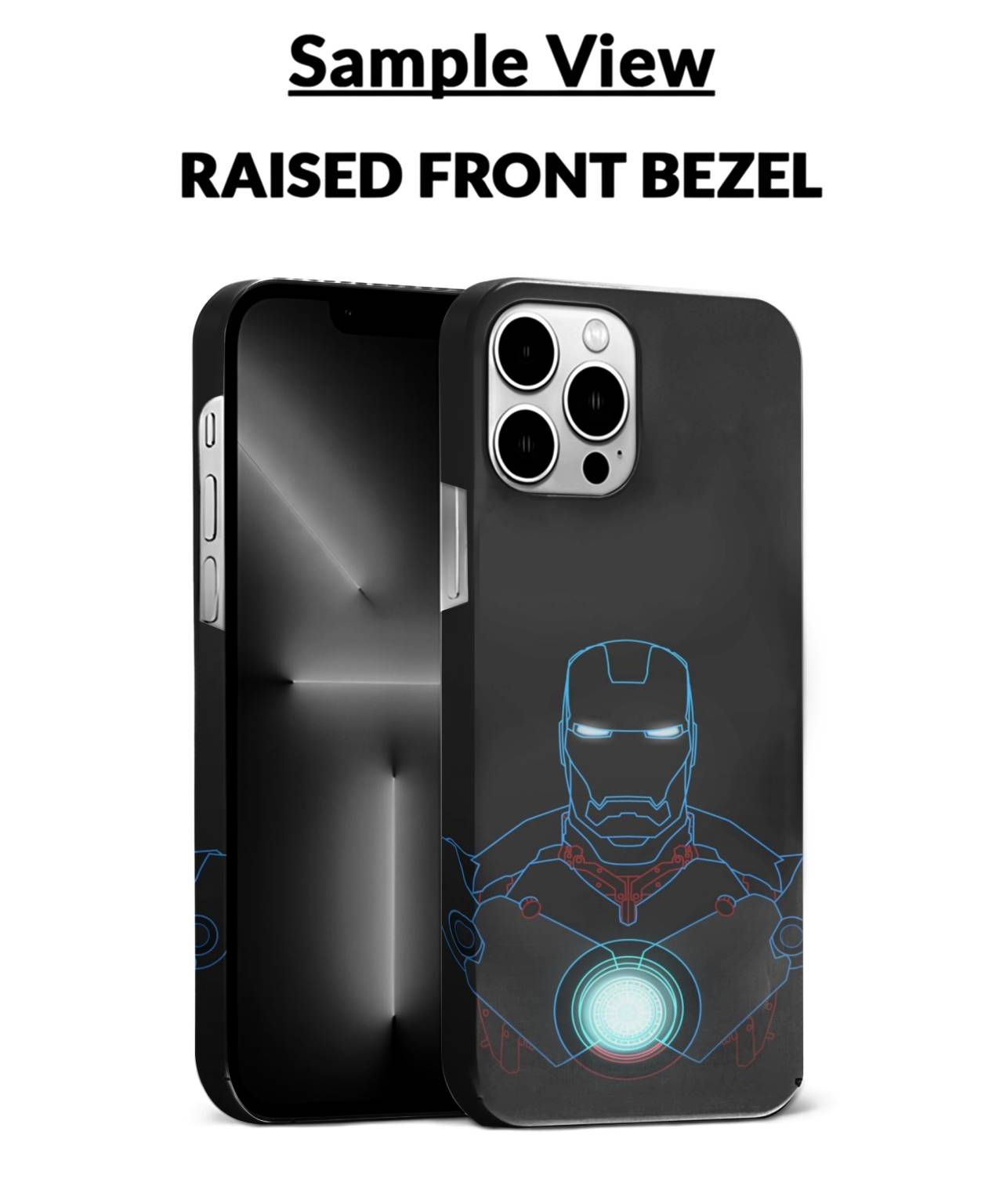 Iron-Man-Blue-Outline-Mobile-Case-and-Cover-Studio-Shoot-2 2