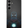 Iron Man Blue Outline Samsung s24 plus Mobile Case and Cover 1