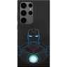 Iron Man Blue Outline Samsung s24 ultra Mobile Case and Cover 1