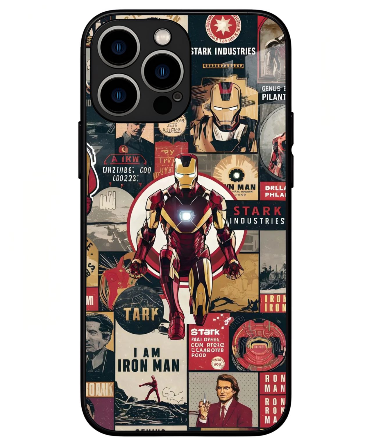 Iron Man Stark Industries iphone 13 pro max back cover 1