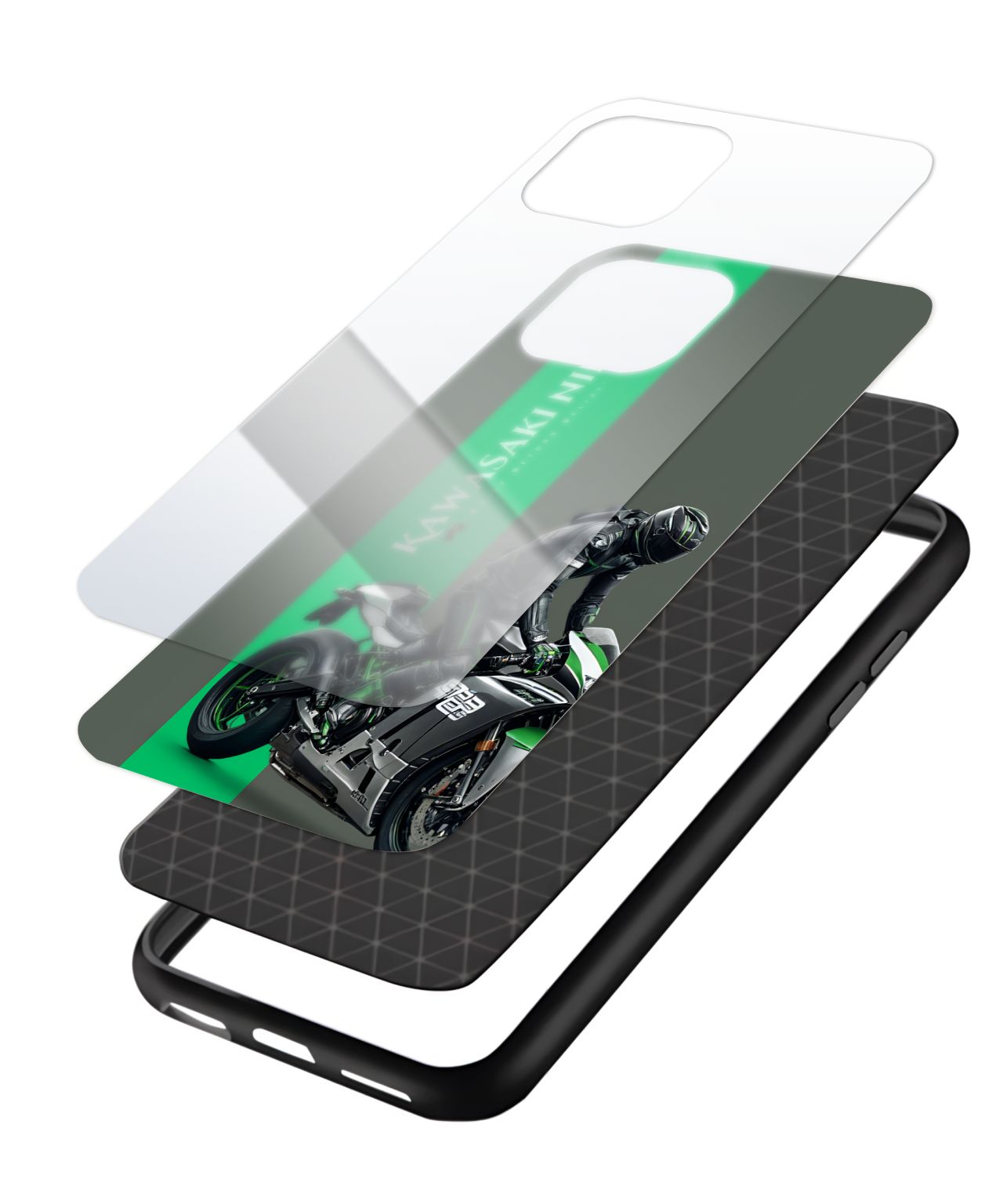 Kawasaki Rider Glass Case 1