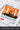 Model wearing white POPCASE Lando Norris McLaren oversized t shirt with orange speed mark logo on left chest