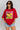 POPCASE Lemons Girl red oversized t shirt with lemon fruit graphic thats lemons slogan print streetwear premium cotton