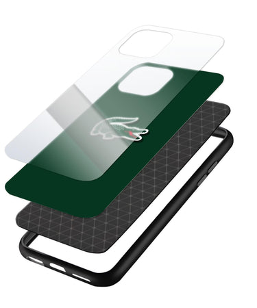 Lacoste-Inspired Green Alligator Phone Case 3