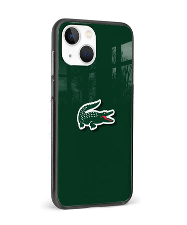 Lacoste-Inspired Green Alligator Phone Case 4