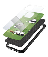 Lazy Pandas in Meadow Phone Case 3