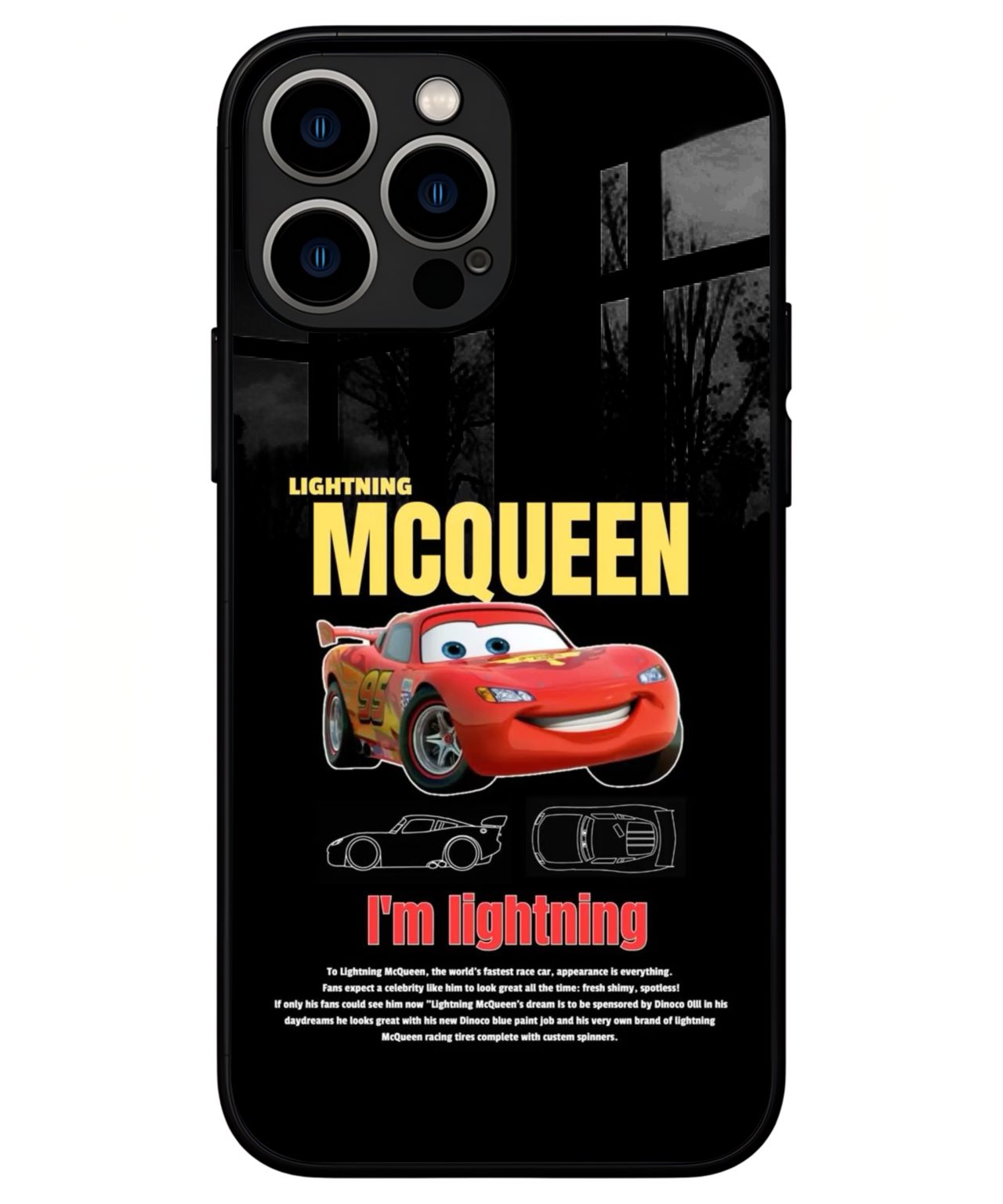 Lightning McQueen Racer iphone 13 pro max back cover 1