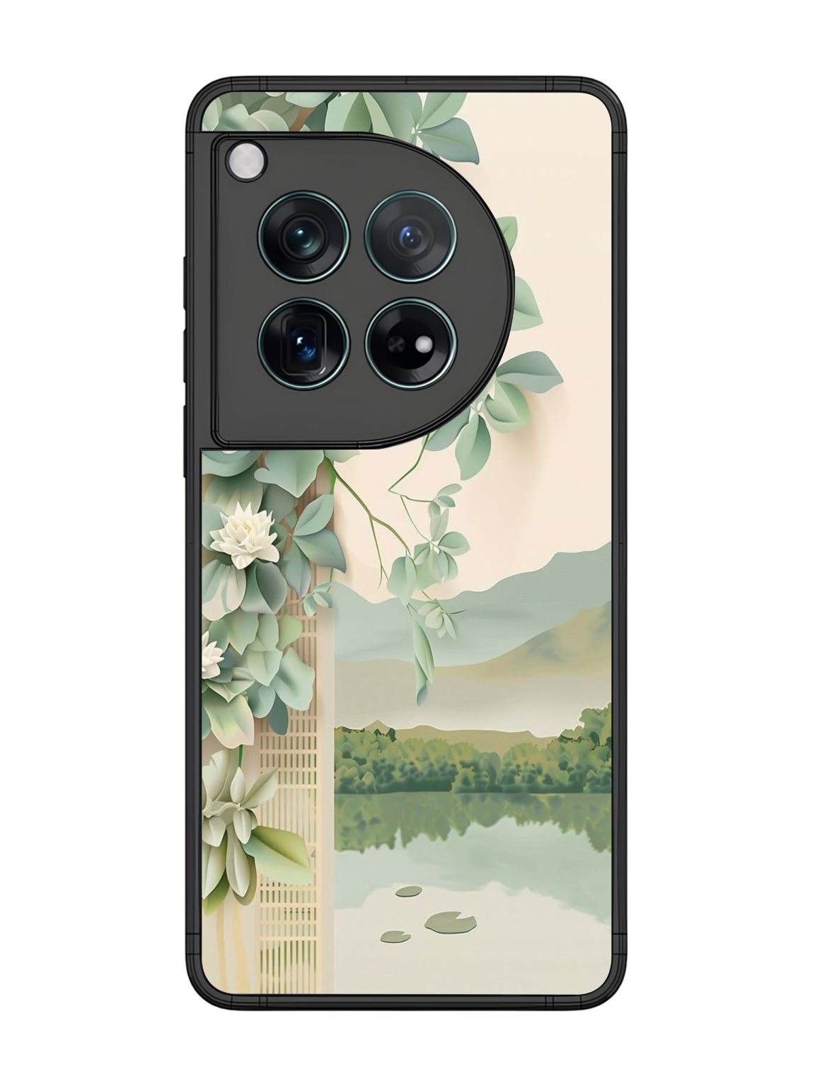 Lotus Reflection Phone Case for OnePlus 12 1