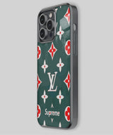 Louis Vuitton Monogram Supreme Green Phone Case 2