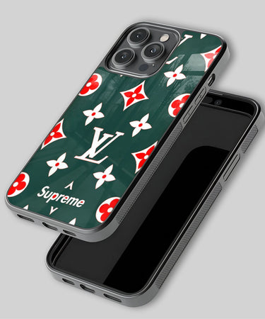 Louis Vuitton Monogram Supreme Green Phone Case 3