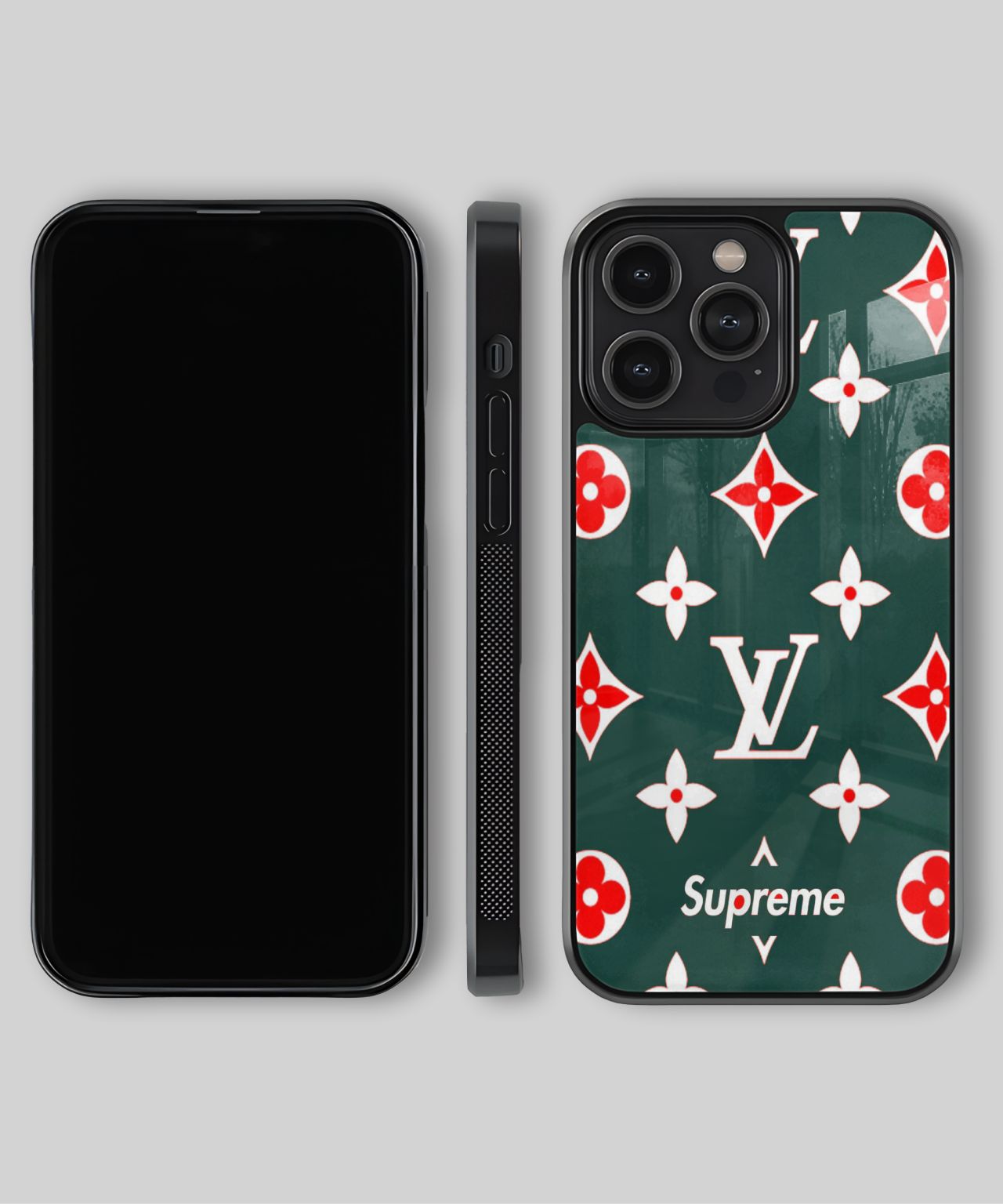 Louis Vuitton Monogram Supreme Green Phone Case 4