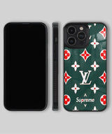 Louis Vuitton Monogram Supreme Green Phone Case 4