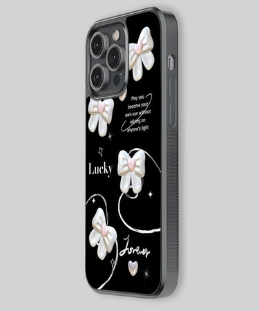 Lucky Forever Pearl Bow iPhone Case 2