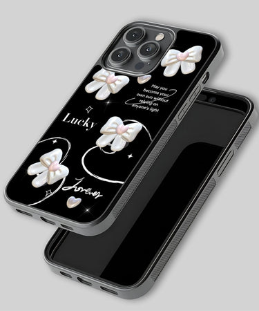 Lucky Forever Pearl Bow iPhone Case 3