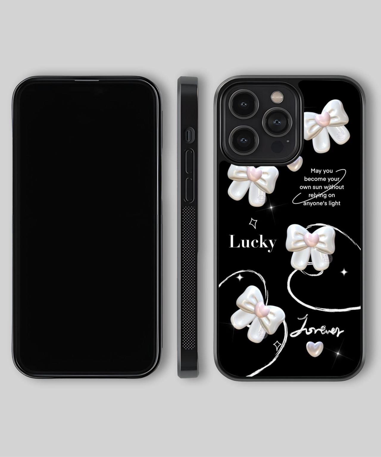 Lucky Forever Pearl Bow iPhone Case 4