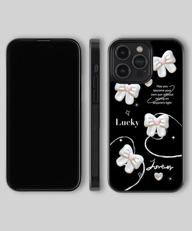 Lucky Forever Pearl Bow iPhone Case 4