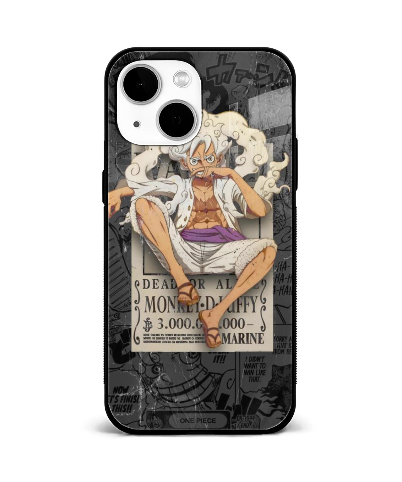 Luffy Gear 5 Wanted Poster Phone Case and Cover 1