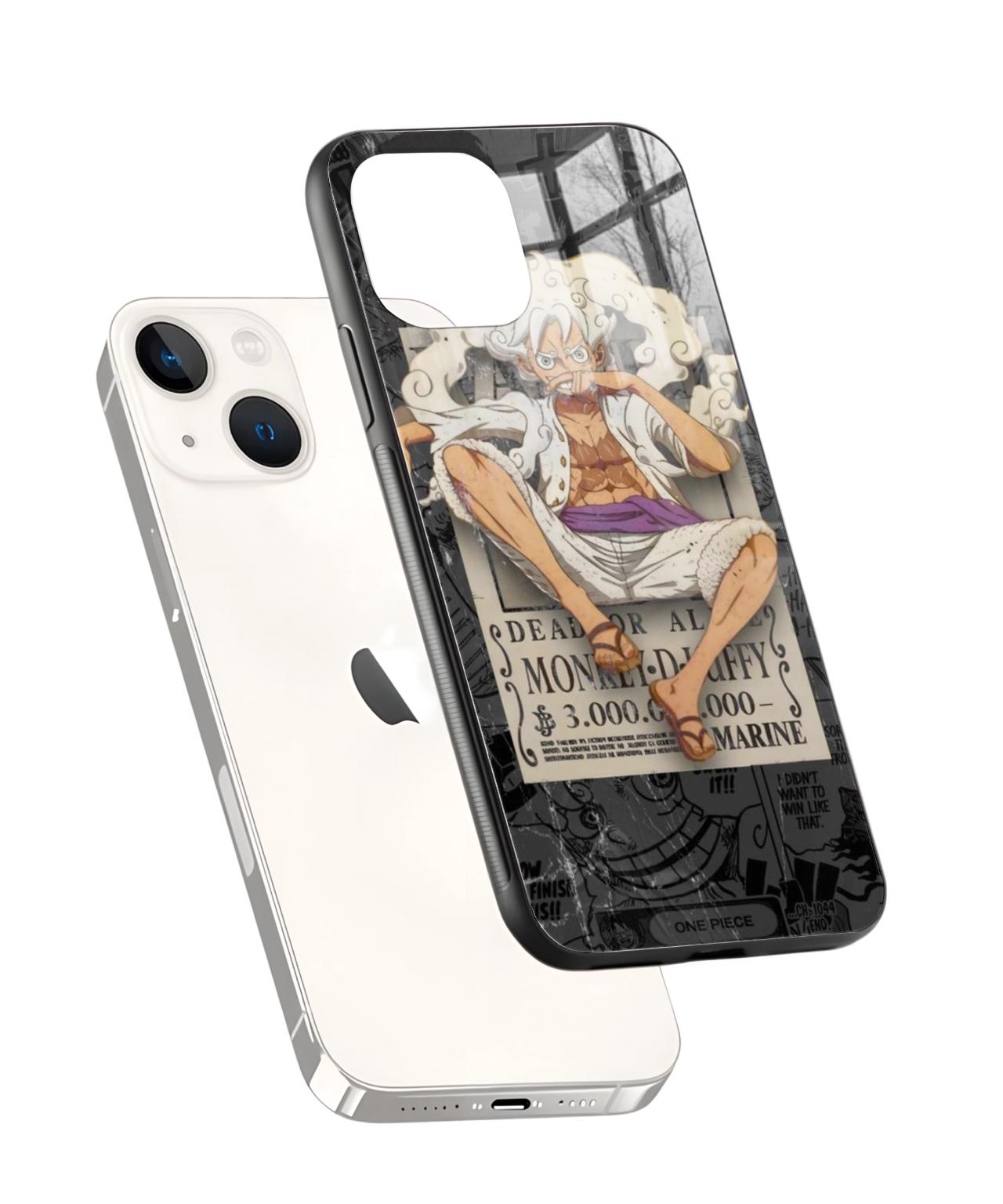 Luffy Gear 5 Wanted Poster Phone Case and Cover 2