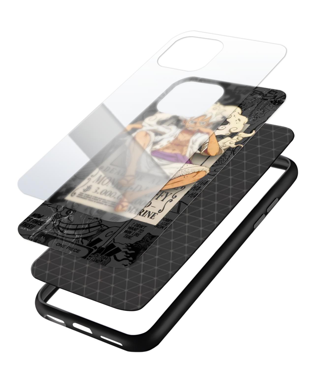 Luffy Gear 5 Wanted Poster Phone Case and Cover 3