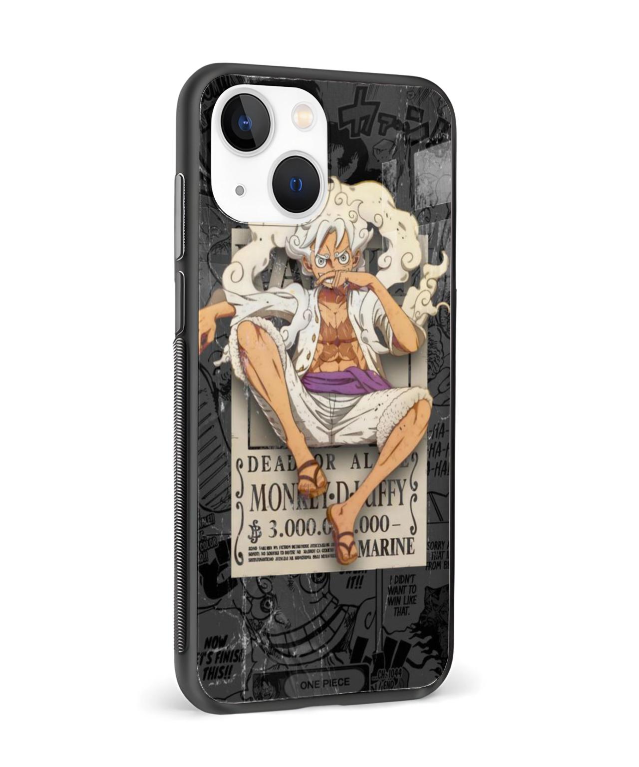 Luffy Gear 5 Wanted Poster Phone Case and Cover 4