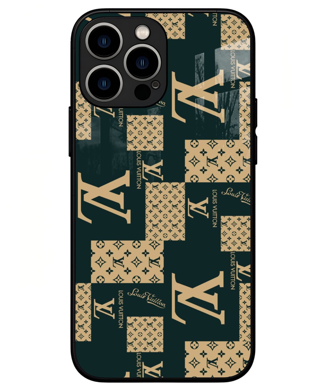 Luxury Monogram LV iphone 13 pro max back cover 1