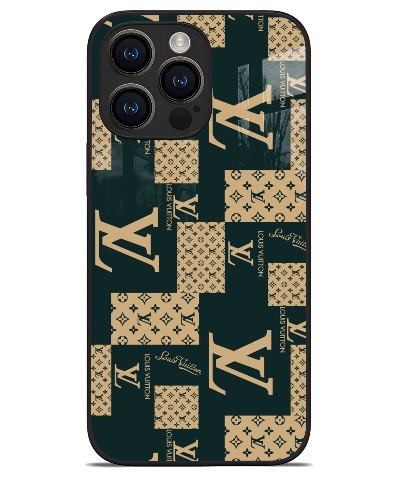 Luxury Monogram LV iphone 14 pro max back cover 1