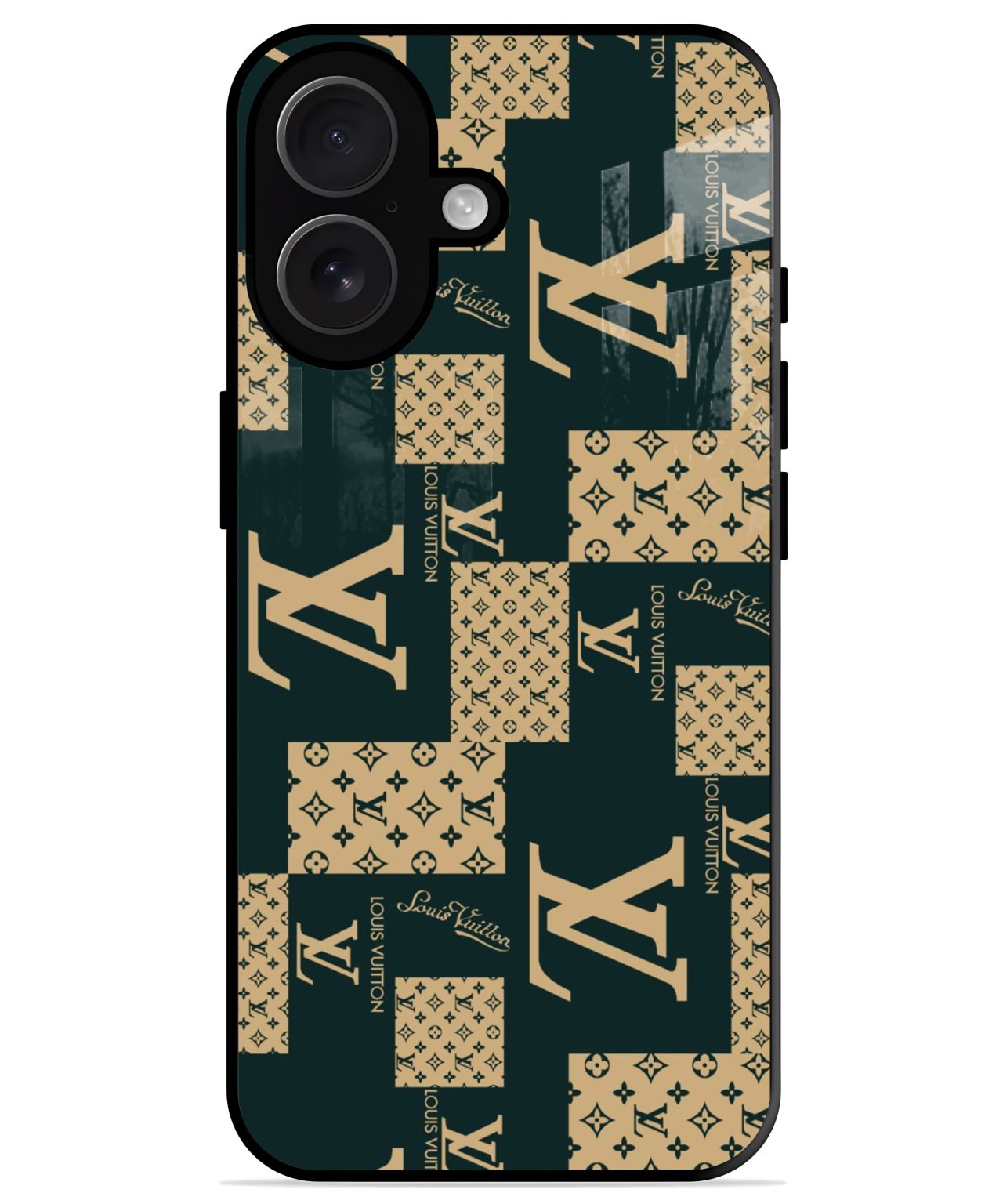 Luxury Monogram LV iphone 16 plus back cover 1