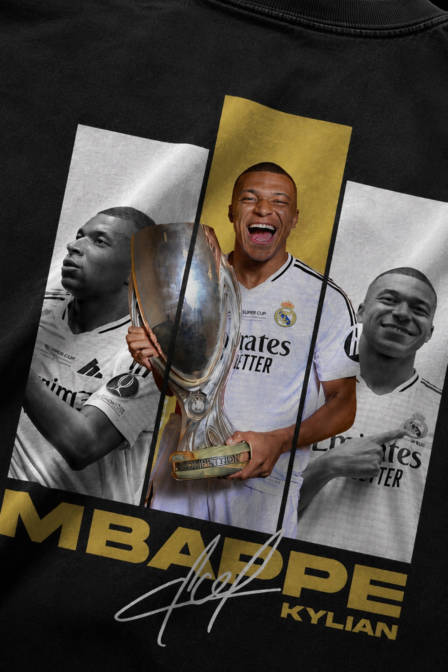 Mbappe Oversized Tee: Luxe Streetwear, Premium Cotton Blend. Own the Look.