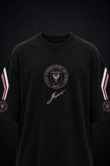 Messi Oversized Black Tee: Premium Streetwear, Iconic Style