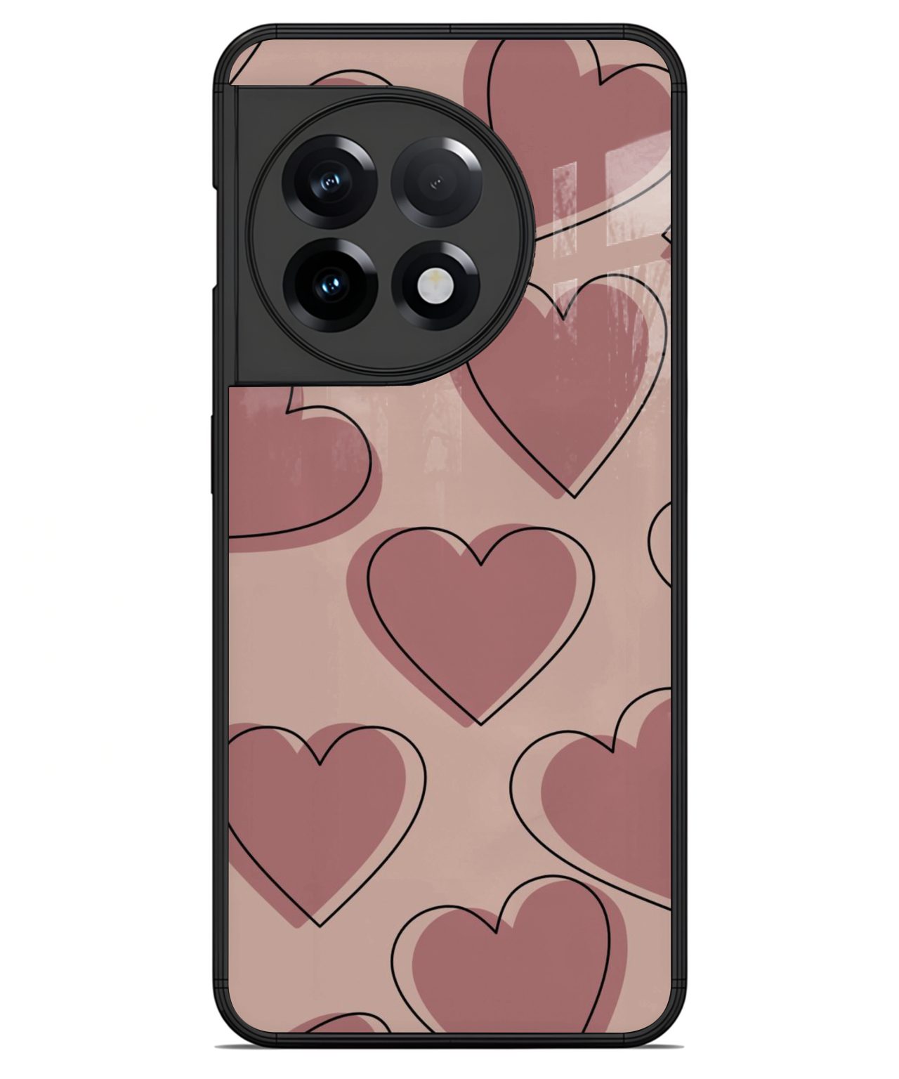 Minimalist Heart Pattern Phone Case for OnePlus 11R 1