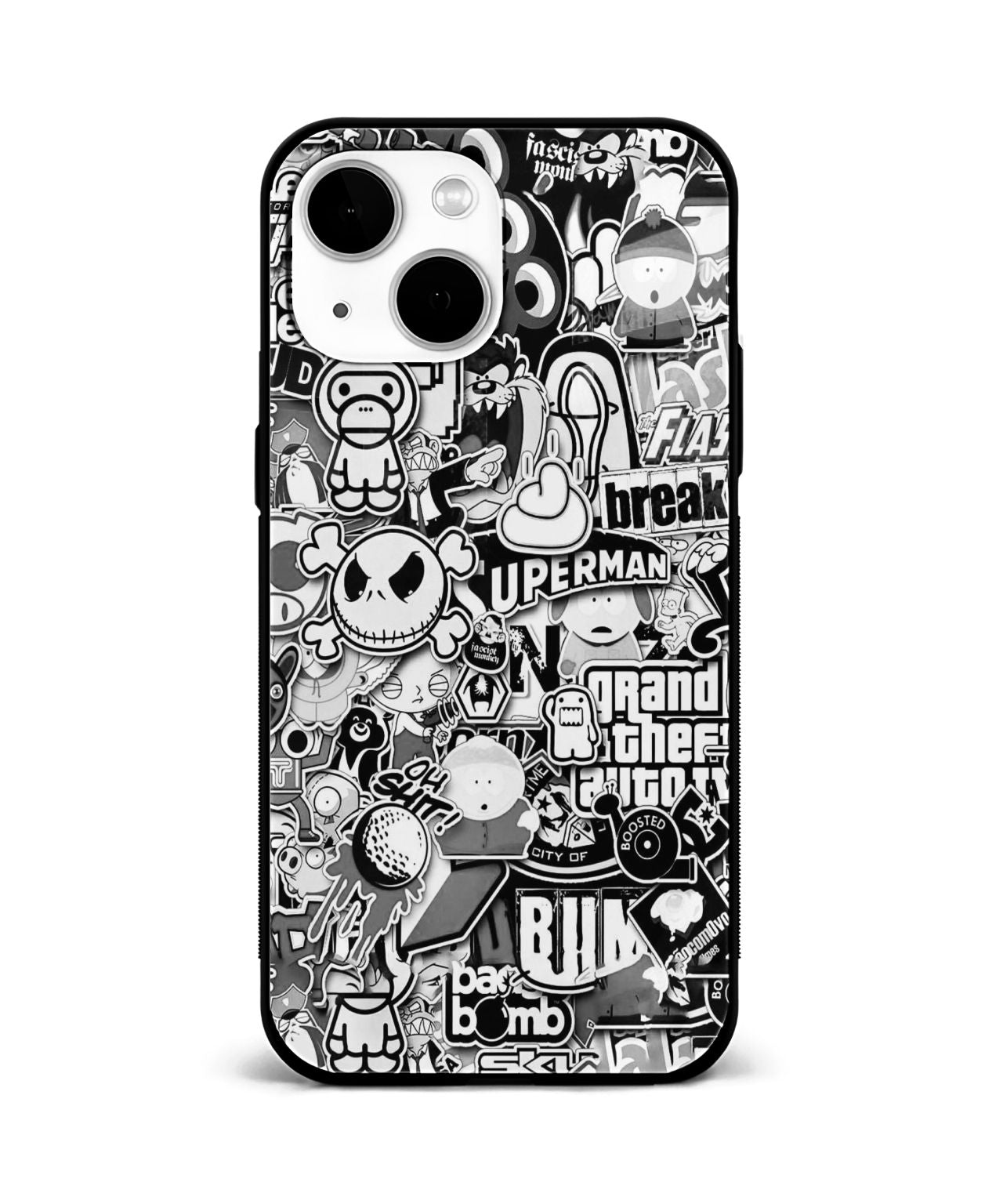 Monochrome Art Collage Phone Case and Cover 1
