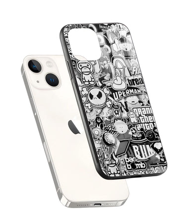 Monochrome Art Collage Phone Case and Cover 2