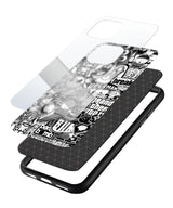 Monochrome Art Collage Phone Case and Cover 3