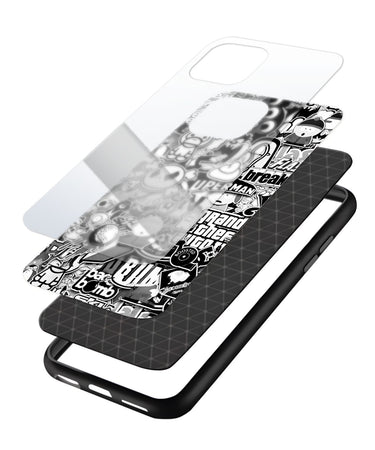 Monochrome Art Collage Phone Case and Cover 3