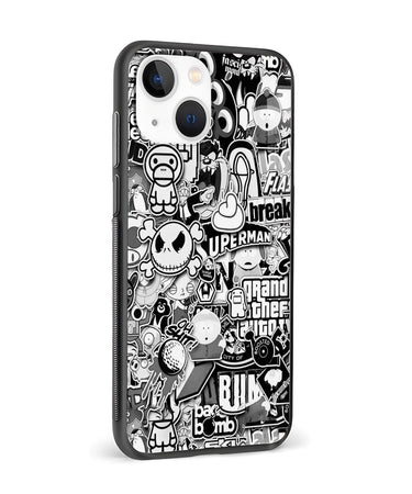 Monochrome Art Collage Phone Case and Cover 4