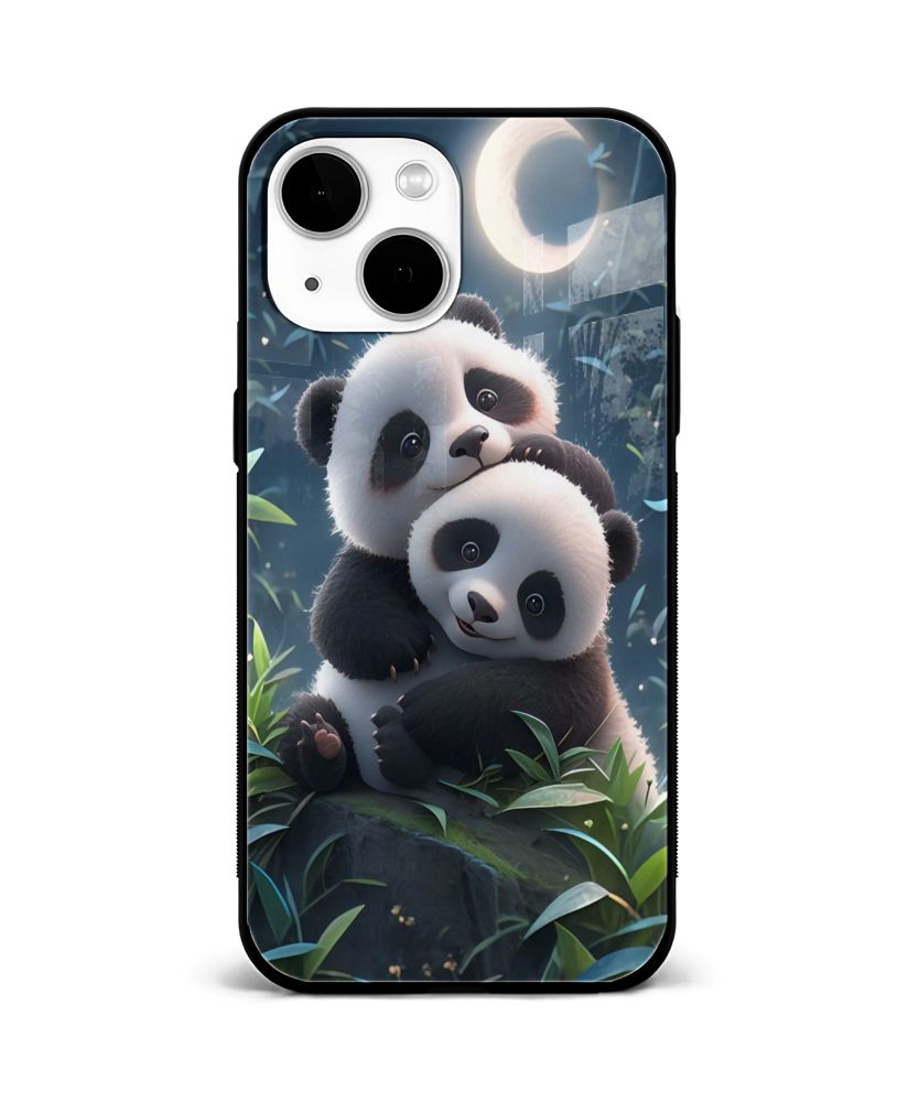 Moonlit Panda Hug Phone Case 1