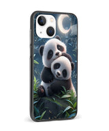 Moonlit Panda Hug Phone Case 4